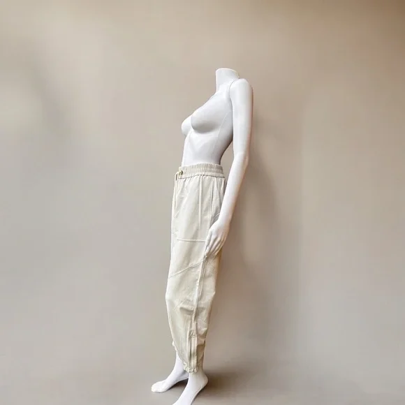 Brunello Cucinelli cropped French cotton track pants